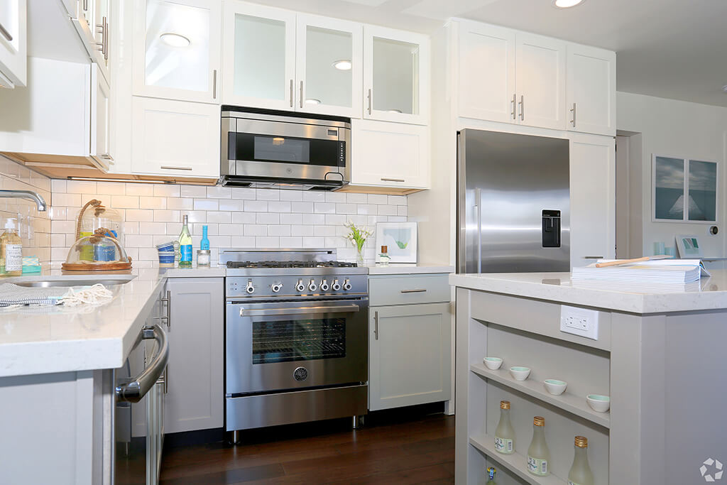 Model Kitchen at The Cove at Tiburon Apartments in Tiburon CA